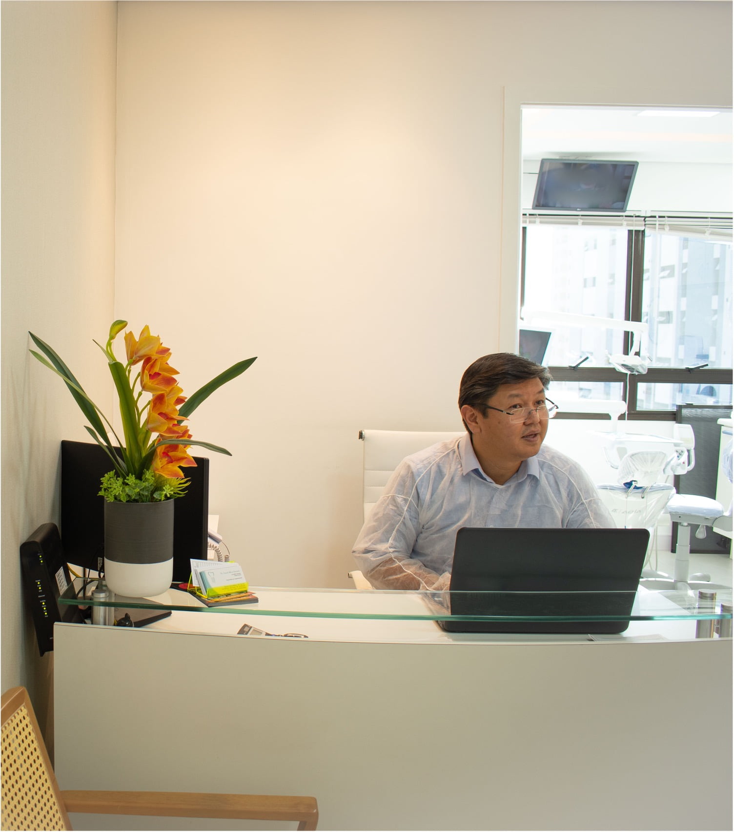 Recepção da clínica 1